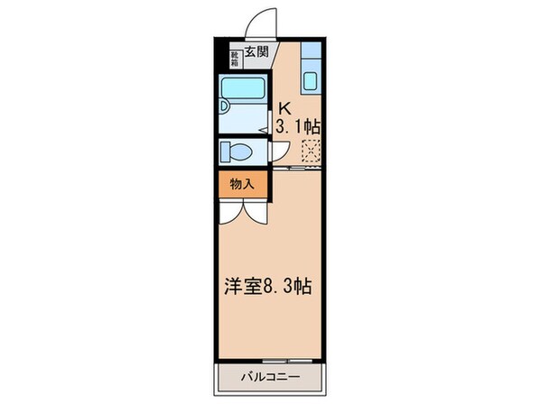 ヘーベルエスパスⅥの物件間取画像